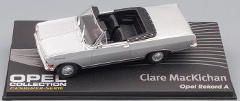MAGOPE122 - OPEL Rekord A gray open convertible from designer Clare Mackichan