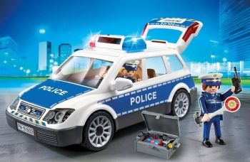 PLAY6920 - Police car with flashing light
