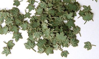PLS253 - 4mm miniature green maple leaves for diorama