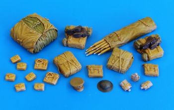 PLS4047 - Pack of miniature 14/18 British soldiers to paint for diorama 23 pieces