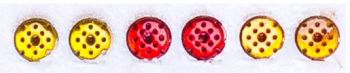PMAA-202 - Set of 6 round luminous reflectors