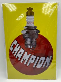 MAGPB212 - Metal plate CHAMPION - 20x30 cm