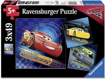 RAV08026 - 3 puzzle 49 Pieces - CARS 3