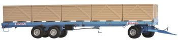REP010 - MAUPU 1180/200 blue flatbed with 10 pallets