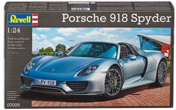 REV07026 - PORSCHE 918 Spyder maquette model to mount and paint paint and glue not inclued