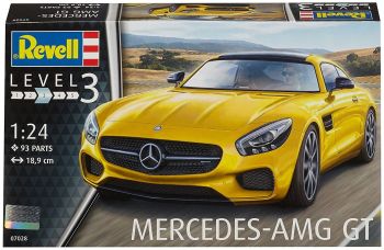 REV07028 - MERCEDES BENZ AMG GT model to mount and paint paint and glue not inclued