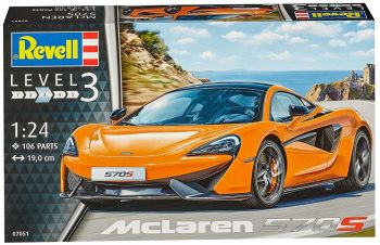 REV07051 - McLAREN 570S model to mount and paint paint and glue not inclued