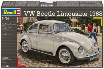 REV07083 - VOLKSWAGEN Beetle 1500 Limousine 1968 model to mount and paint paint and glue not inclued