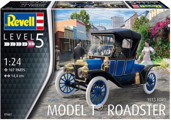 REV07661 - FORD Model T Roadster 1913 Model to assemble and paint, paint and glue not included