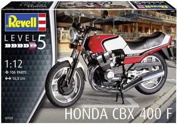 REV07939 - HONDA CBX 400 F model to be assembled and painted glue and paint not included