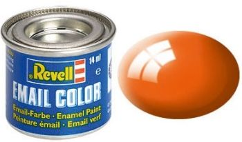REV32130 - Bright orange enamel paint 14ml