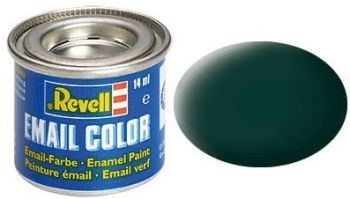 REV32140 - Matt black-green enamel paint 14ml