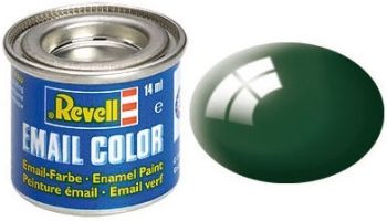 REV32162 - Dark glossy green enamel paint 14ml