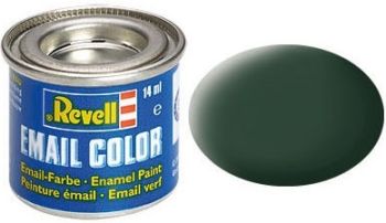 REV32168 - Matte dark green enamel paint RAF 14ml