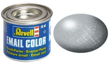 REV32190 - Metal silver enamel paint 14ml