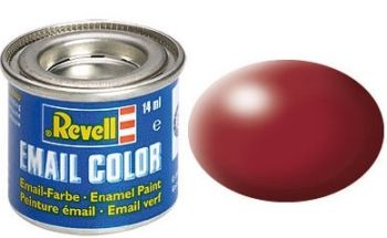REV32331 - Satin burgundy red enamel paint 14ml