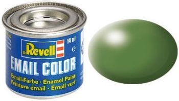 REV32360 - Satin fern enamel green paint 14ml