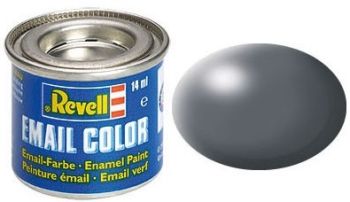 REV32378 - Satin dark gray enamel paint 14ml
