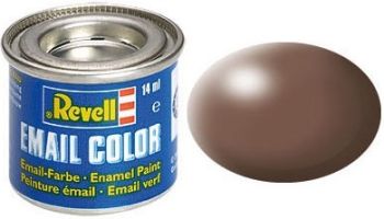 REV32381 - Satin brown enamel paint 14ml