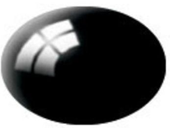 REV36107 - glossy black acrylic paint 18 ml