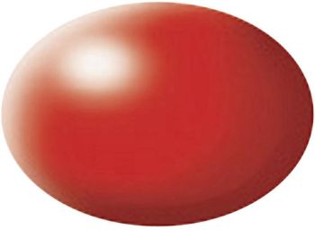 REV36332 - Red acrylic paint with satin light 18 ml