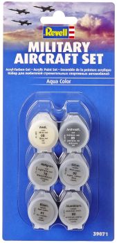 REV39071 - Acrylic paint Military Aircraft Set 6 colors pot of 5ml
