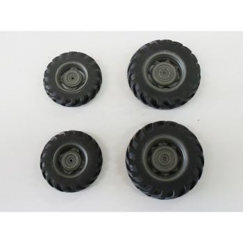 ART04239 - 4 tractor wheels - Front 38mm - Rear 49mm