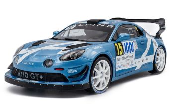 SOL1801631 - ALPINE A110 RGT+ Blue #15 Mont Blanc Rally 2024 R.ASTIER /D.GIRAUDET
