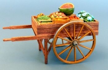 PLS513 - Cart with Vegetables. in kit. to paint