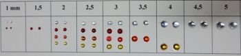 ART04353O - 2 orange round lights 2.5mm