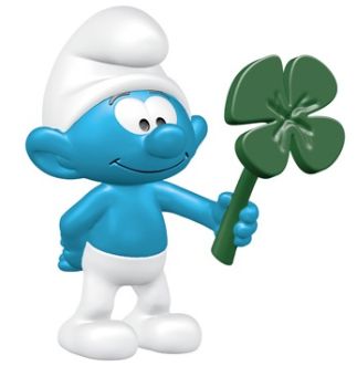 SHL20797 - Smurf with clover