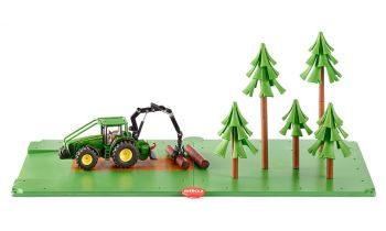 SIK5605 - Forestry set with tractor ref 1974 dimensions 54x27cm