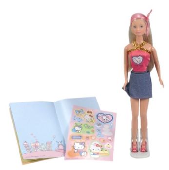 SIM51846 - Steffi Love HELLO KITTY with Notebook and Stickers