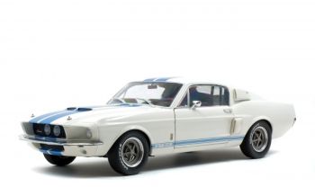 SOL1802901 - SHELBY MUSTANG GT500 1967 - White and blue