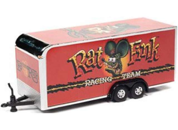 AWSP093 - Rat Fink 2-axle enclosed trailer, red