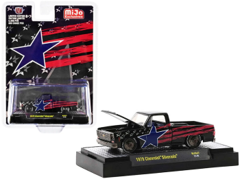 M2M-31500MJS47 - CHEVROLET Silverado Pick-up stars and stripes 1979 black, red and blue