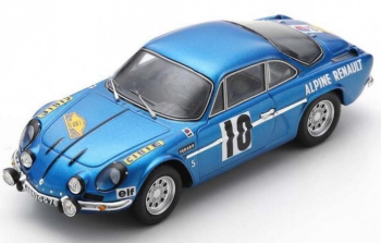 SPASF231 - ALPINE A110 #10 1st Rallye des Routes du Nord 1969 J.VINATIER-M.CALLEWAERT