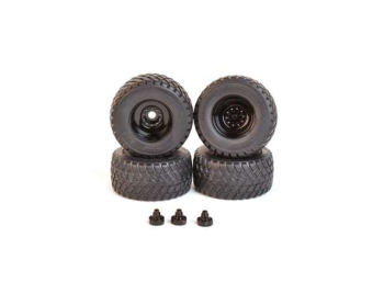 AT3200117 - Set of 4 tyres, black rims, BKT Ridemax FL-693M 710 50R30.5