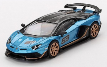 MGT00784-L - LAMBORGHINI Aventador SVJ63 Blue 2023