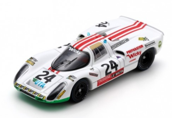 SPAS9776 - PORSCHE 907s #24 18th 24 Hours of Le Mans 1972 P.MATTLI-H.BAYARD-W.BRUN