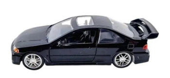 JAD34419 - HONDA Civic Coupe 1993 Black FAST and FURIOUS