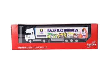 HER319027 - IVECO S-Way 4x2 with EDEKA 3-axle refrigerated trailer with tailgate