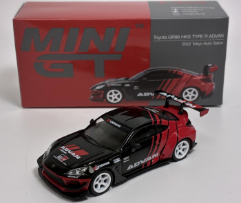 MGT00956-R - TOYOTA GR86 HKS Type R Advan Tokyo Auto Salon 2022 Black
