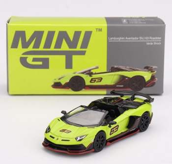 MGT00887-L - LAMBORGHINI Aventador SVJ 63 Roadster Verde Shock 2022 LHD