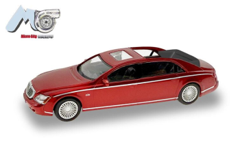 HER87MC000025 - MAYBACH 62S 2002 red
