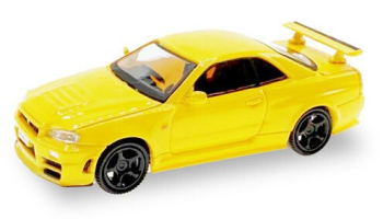HER87MC000047 - NISSAN GTR 34 yellow