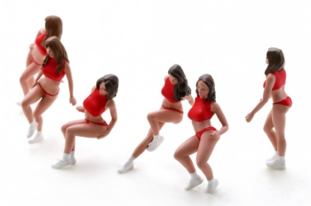 SPA43AC023 - 1990s grid girl figurines