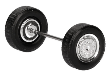 HER054966 - Wheels + AWD chrome front axles - 8 sets