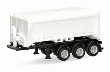 HER077101 - White 3-axle tipper