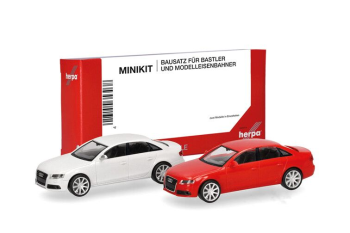 HER014144 - AUDI A4 Limo white and red – 2-piece kit